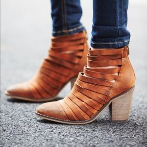 Black Free people booties